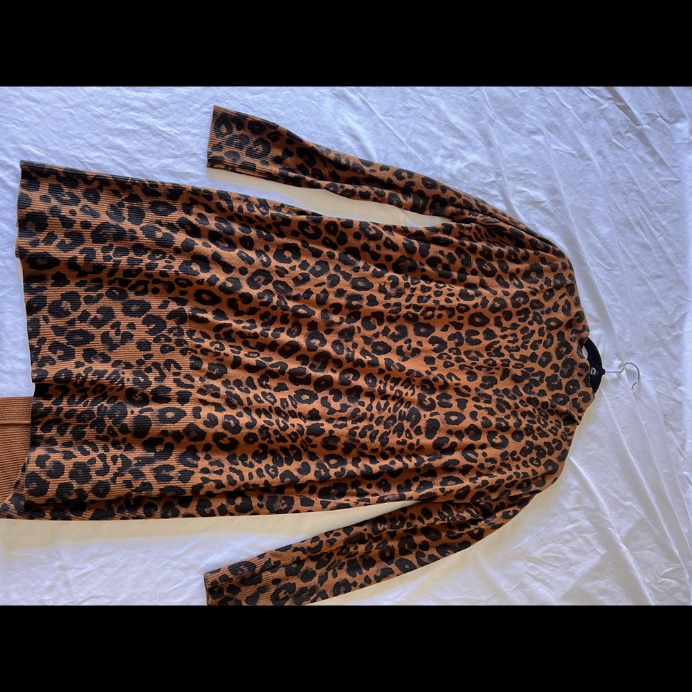 Sanctuary leopard cardigan